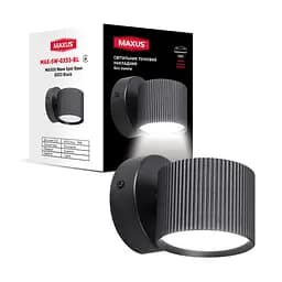 Світильник точковий накладний поворотний без лампи MAXUS Wave Spot Base GX53 Black