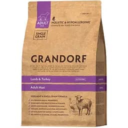 Сухий корм для дорослих собак великих порід Grandorf Lamb & Turkey Adult Maxi ягня з індичкою 10 кг