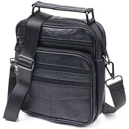 Шкіряна чоловіча сумка Vintage 20х24х5 см sum0023559