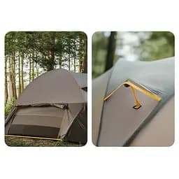 Намет шестимісний для кемпінгу Naturehike, KOTA 6 (CNK2450WS031) світло-коричневий - мініатюра 5