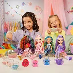 Ігровий набір з лялькою RAINBOW HIGH серії "Rainbow Shimmers" - ВІОЛЕТТА (зі слаймом) Rainbow High 122425 - мініатюра 9