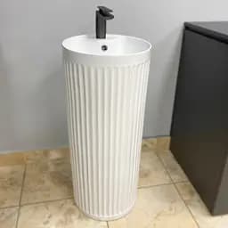 Умивальник підлоговий VBI Vinici white VBI-019015, Білий - мініатюра 5
