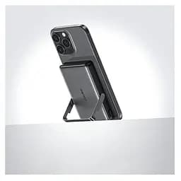 Зовнішній акумулятор Acefast M17 PD20W/22.5W magnetic fast charging power bank with built-in stand 10000mAh Black (6974316284000) - мініатюра 6
