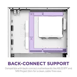 Корпус NZXT H3 Flow Tempered Glass без БЖ White (CC-H31FW-01) - мініатюра 9