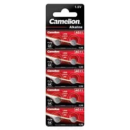 Батарейка Camelion AG11 / LR58 / LR721 / 362 Alkaline x 10 (AG11-BP10)