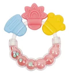 Прорізувач-брязкальце Курносики, рожевий (7044 пик)