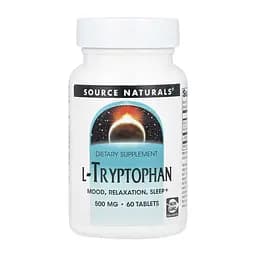 Амінокислота Source Naturals L-Tryptophan 500 мг 60 таб