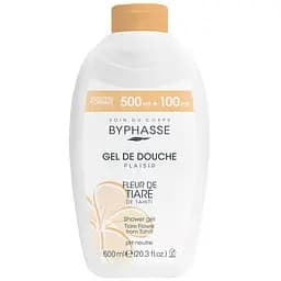 Крем-гель для душу Byphasse з квітами тіаре 600 мл