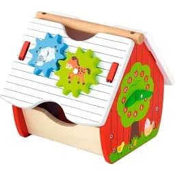 Дерев'яний сортер Viga Toys Веселий будиночок (50533)