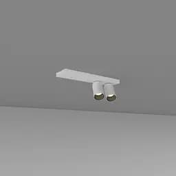 Накладний світильник Skarlat RSLC78049-2 2x7W WH+BK 4000K