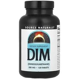 Диіндолілметан Source Naturals DIM 200 мг 120 таблеток