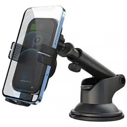 Тримач XO WX-027 Wireless Charger 15W Black - мініатюра 3
