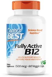 Вітаміни та мінерали Doctor's Best Fully Active B12 1500 mcg, 60 капсул