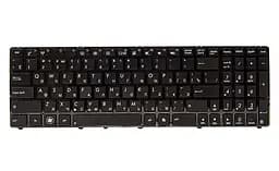 Клавіатура для ноутбука ASUS K52, K52J, K52JK чорний, чорний фрейм
