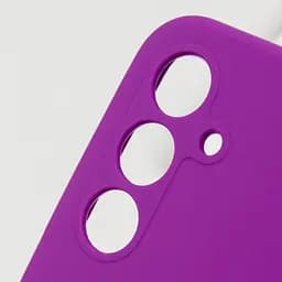 Чохол Silicone Cover Lakshmi Full Camera (AAA) для Samsung Galaxy A56 5G Сливовий / Purple - мініатюра 4