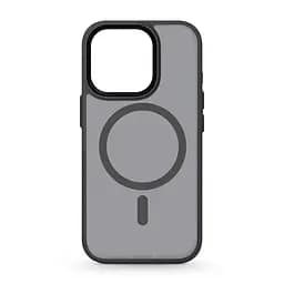 Чехол для Apple iPhone 15 Pro, Uniq MagCase, черный, противоударный, панель-накладка с MagSafe, ударопрочный TPU+PC, с магнитом MagSafe, поддержка полноценной беспроводной зарядки, ArmorStandart (ARM75267)