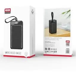 Повербанк XO Powerbank PR160 80000 mAh PD20W + QC 3.0 22.5W Black 6920680828357 - мініатюра 2