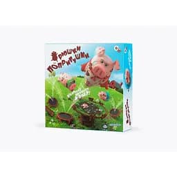 Настольная игра Fun Games Shop Хрюшки - Попрыгушки (Pigs on Trampolines) (укр.) (FGS63)