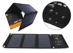 Сонячна панель Solar panel Y11020U 21 W + 2xUSB Зарядний пристрій (Чорний) - мініатюра 5