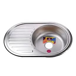 Мийка кухонна Mira MR 7750 D Decor овальна з полицею 770х500х180 мм 30412