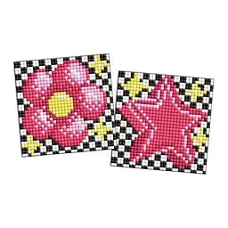 Алмазна мозаїка "LOL Surprise! Квітка і зірка" Ідейка AMG1181 на самоклеючій основі 9x9 см