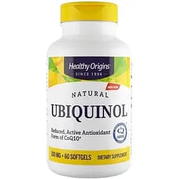 Натуральна добавка Healthy Origins Natural Ubiquinol 100 mg 60 капсул