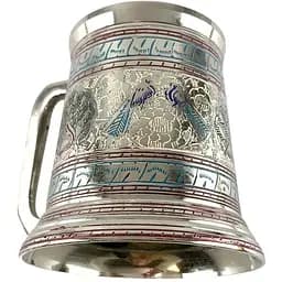 Кухоль бронзовий 13.5х11.4х11 см кольоровий 0.5 л - мініатюра 4