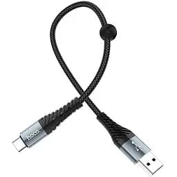 Кабель Hoco X38 Cool Charging data cable for Type-C L-0.25 м Чорний