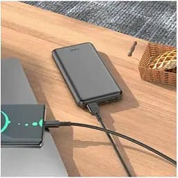 Зовнішній акумулятор Hoco J100 High-ranking power bank 10000mAh чорний 6931474783561 - мініатюра 2