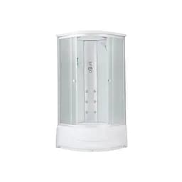 Душевой бокс Kroner KRP Armada – WD.C.T.F. 90x90 см CV031575, Хром матовый, матовый, хром матовый