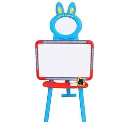 Мольберт Limo Toy Доска знаний 0703, 3 в 1 голубой с красным (21542)