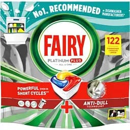 Капсули для посудомийних машин Fairy Platinum Plus Все-в-1 122 шт.