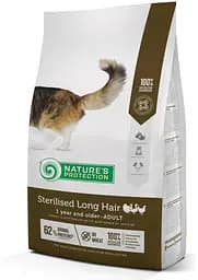 Сухой корм для длинношерстных взрослых кошек после стерлизации Nature's Protection Sterilised Long Hair 2 кг
