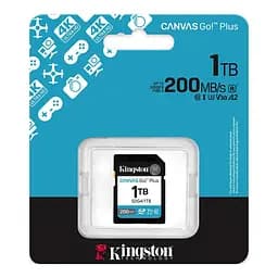 Карта пам'яті Kingston Canvas Go! Plus 1Tb (UHS-1 U3) A2 V30 (R200MB/s W160MB/s) SDG4/1TB - мініатюра 3