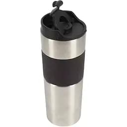 Термокружка Bergner Coffee & Tea Lovers 460 мл чорна (BG-37789-BK) - мініатюра 2
