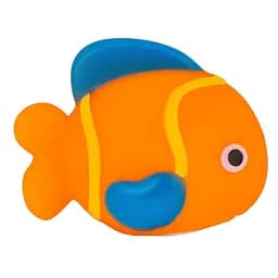 Игрушка для ванны Baby Team Морские друзья Рыбка оранжевая (9045_рыбка)