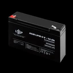 Акумулятор AGM LPM 6V - 14 Ah - мініатюра 3