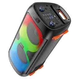 Портативная колонка HOCO BS53 Manhattan wireless dual mic outdoor BT speaker Black