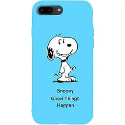 Чехол-накладка Toto Matt TPU 2 mm Print Case Apple iPhone 7 Plus/8 Plus #64 Snoopy Sky Blue