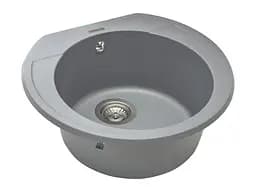 Кухонна мийка гранітна Miraggio Tuluza gray 520x483x204 00210206, Сірий - мініатюра 2