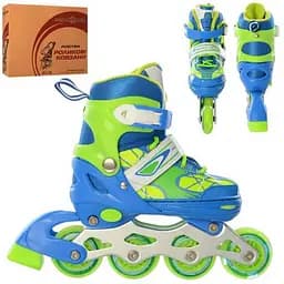 Ролики раздвижные Profi A4141-S-BL размер(31-34)