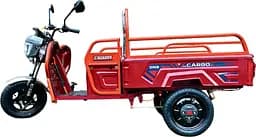 Грузовой электроскутер-самосвал трехколесный CROSSER Cargo 13" (1500W 60V, 32Ah) Красный