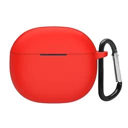 Силіконовий чохол для навушників Xiaomi Redmi Buds 4 Active, Hang Case, червоний, ультратонкий захисний кейс товщиною 2 мм, захист від подряпин, пилу та ударів, компактний, з карабіном для кріплення, ArmorStandart (ARM73541)