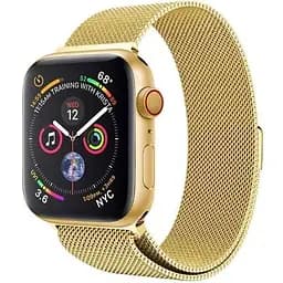 Міланський сітчастий ремінець Primo для Apple Watch 38 мм, 40 мм, 41 мм Gold