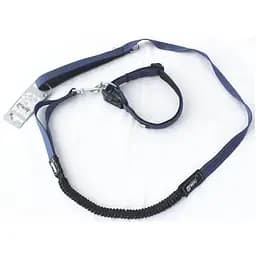 Ошейник с поводком для собак AnimAll L, синий