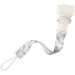 Тримач для пустушки BabyOno сірий з м'ятним (712)