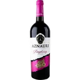 Вино Aznauri Raspberry Малина червоне напівсолодке 0.75 л