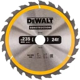 Диск пиляльний DeWalt Construction 235 х 30 мм (DT1954)