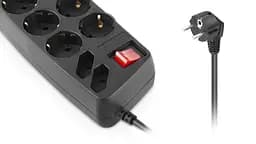 Фільтр живлення REAL-EL RS-10 Protect 3 м Black (EL122300039) - мініатюра 3