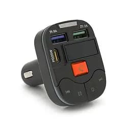 Автомобільний FM трансмітер модулятор Bluetooth Voltronic FMQ19EQ 3.1 A, TF, USB, PD 20W - мініатюра 5